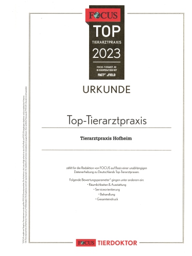 TOP-Tierarztpraxis